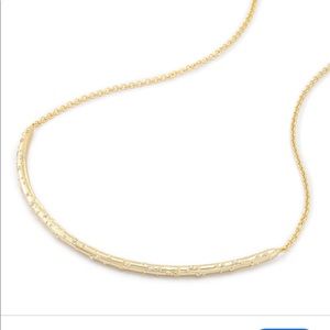 Kendra Scott amber choker in gold